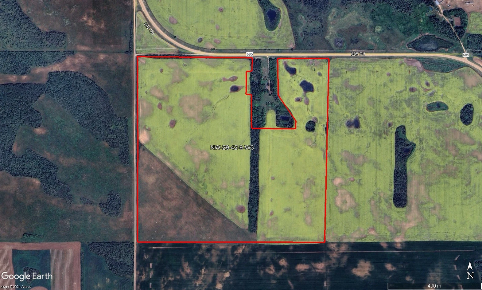 1 Satellite Image - outlined