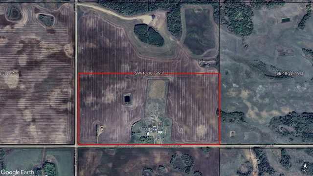 1 Satellite image outlined