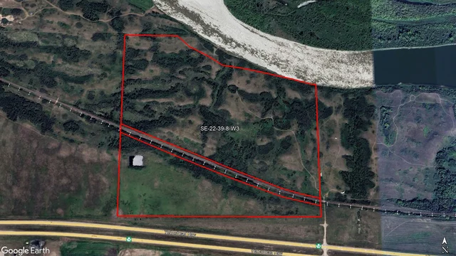 1 Satellite image outlined a