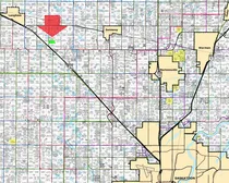 RM 344 map highlighted