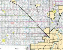 RM 344 map highlighted 5 acres.