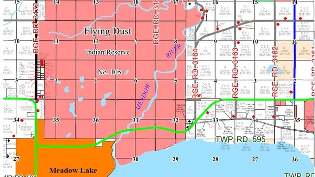 RM 588 map highlighted