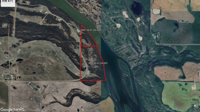 Satellite Image - Outlined