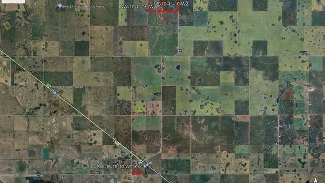 Satellite Image - outlined