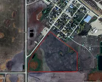 Satellite Image - outlined Creelman