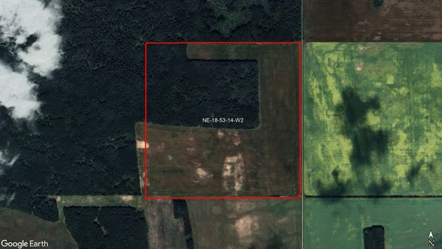 Satellite Image Outlined